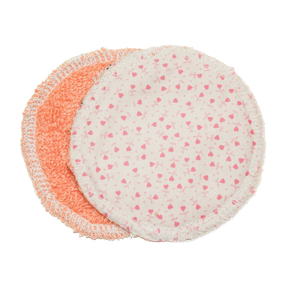 Reusable Makeup Remover Pads Mini Heart Pattern